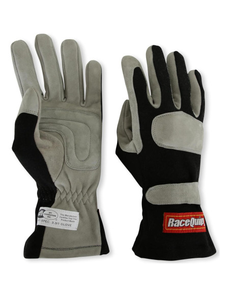 Guantes de Conducción RaceQuip 351 SFI 3.3/1 Negro Pequeño Guantes de Conducción RaceQuip 351 SFI 3.3/1 Negro Pequeño