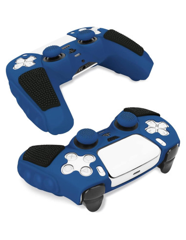 Funda Antideslizante SIKEMAY para Controlador PS5 - Azul-Negro
