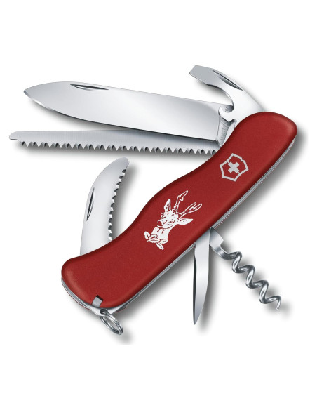Cuchillo de bolsillo Victorinox Cazador 12 funciones Rojo Cuchillo de bolsillo Victorinox Cazador 12 funciones Rojo