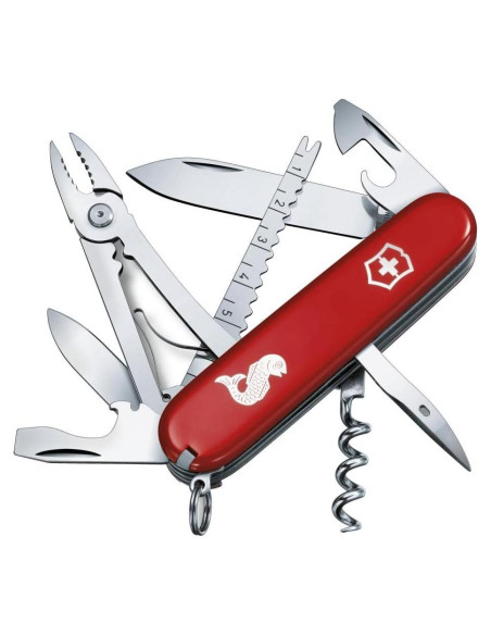 Cuchillo Suizo Victorinox Angler Rojo 91 mm 18 Herramientas Cuchillo Suizo Victorinox Angler Rojo 91 mm 18 Herramientas