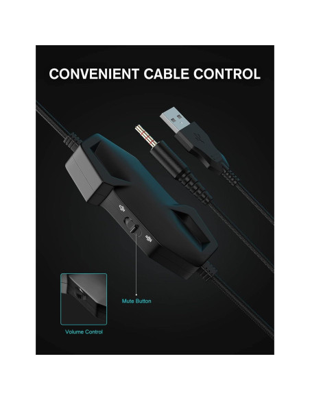 Auriculares Gaming ZIUMIER Z20 Over-Ear 7.1 RGB PC PS4 PS5 Auriculares Gaming ZIUMIER Z20 Over-Ear 7.1 RGB PC PS4 PS5