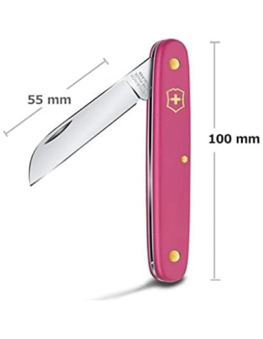 Cuchillo Floral Victorinox Rosa 5.5 cm Hoja Recta
