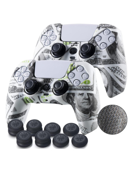 Funda de Silicona PS5 YoRHa x 2 + Thumb Grips x 8 Funda de Silicona PS5 YoRHa x 2 + Thumb Grips x 8
