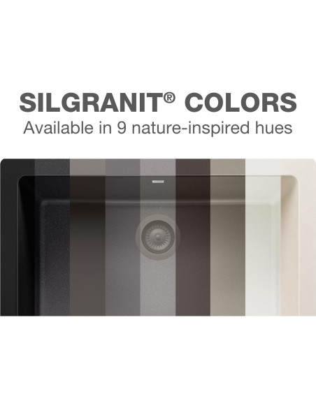 Fregadero de Cocina BLANCO 440179 SILGRANIT 60/40 Antracita Fregadero de Cocina BLANCO 440179 SILGRANIT 60/40 Antracita