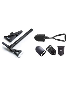 Hacha Táctica SOG Tomahawk y Pala Plegable 46.36 cm Negra