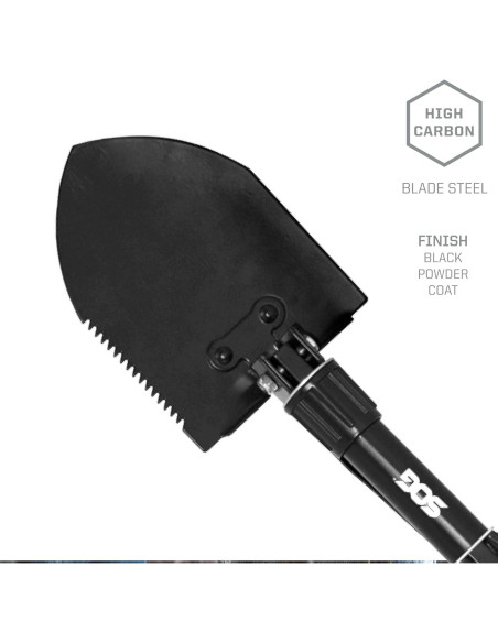 Hacha Táctica SOG Tomahawk y Pala Plegable 46.36 cm Negra Hacha Táctica SOG Tomahawk y Pala Plegable 46.36 cm Negra