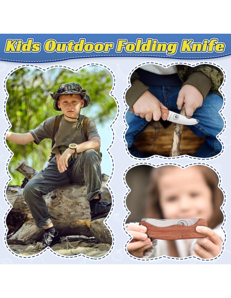 Cuchillo Plegable para Niños TIVOLI de Acero Inoxidable 10.16 cm