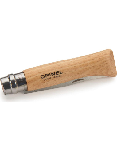 Cuchillo Plegable Opinel No.8 Acero Inoxidable Madera