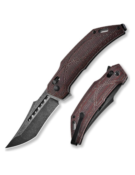 Cuchillo Plegable Cohesion EDC D2 Micarta 8.51 cm Camping Cuchillo Plegable Cohesion EDC D2 Micarta 8.51 cm Camping