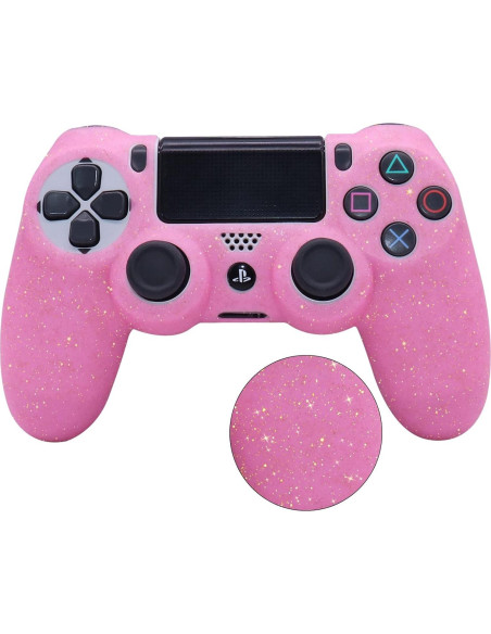 Cubierta de Silicona ROTOMOON para Controlador PS4 con 8 Tapas Cubierta de Silicona ROTOMOON para Controlador PS4 con 8 Tapas