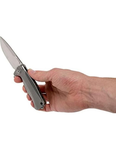 Cuchillo Plegable Lion Steel SR22 G Titanio Gris EDC