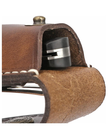 Funda de Cuchillo Plegable de Cuero TOURBON Lp00279 para Cinturón Funda de Cuchillo Plegable de Cuero TOURBON Lp00279 para Cinturón