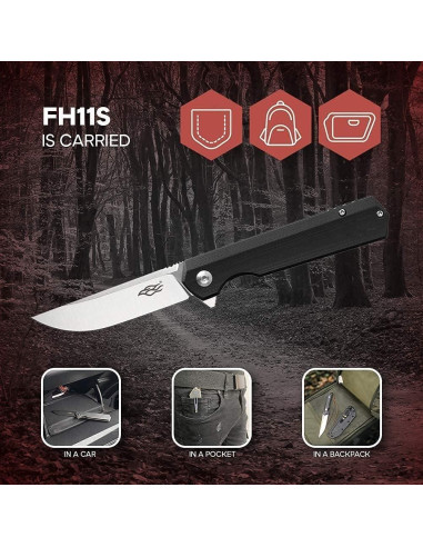 Cuchillo Plegable Firebird Ganzo FH11S-GB Acero D2 Mango G10 Verde