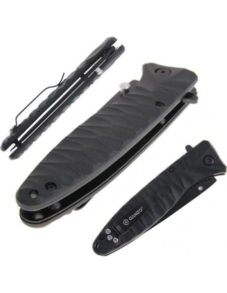 Cuchillo Plegable Ganzo G620-B1 Acero Inoxidable 440 Negro Cuchillo Plegable Ganzo G620-B1 Acero Inoxidable 440 Negro
