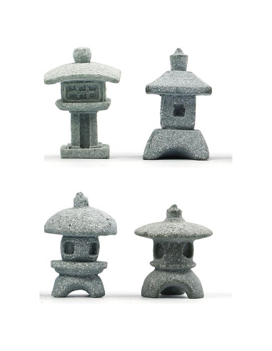 Figuritas Miniatura Pagoda Japonesa Sdeetesamjun - 4 Arenisca