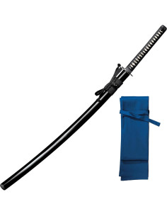 Katana Cold Steel Guerrero 91.44 cm Acero 1060 Mango Piel Raya 2