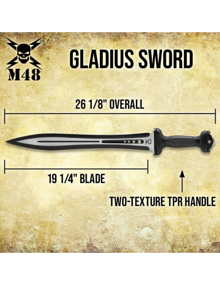 Espada M48 Gladius United Cutlery 66.4 cm Acero Inoxidable Espada M48 Gladius United Cutlery 66.4 cm Acero Inoxidable