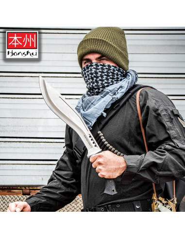 Cuchillo Kukri Honshu Boshin 33.4 cm Acero Inoxidable TPR