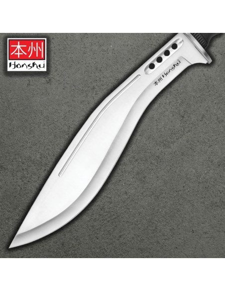 Cuchillo Kukri Honshu Boshin 33.4 cm Acero Inoxidable TPR Cuchillo Kukri Honshu Boshin 33.4 cm Acero Inoxidable TPR