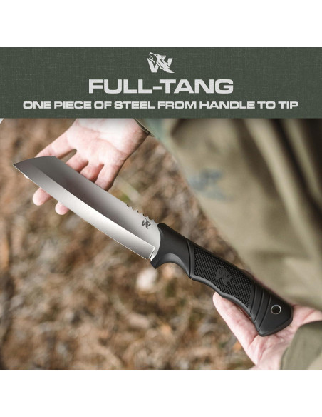 Machete de Supervivencia ODENWOLF W-Machete 24.13 cm Acero D2 Machete de Supervivencia ODENWOLF W-Machete 24.13 cm Acero D2