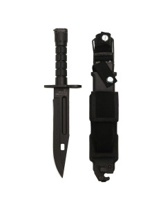 Bayoneta M-9 Rothco Phrobis III Negra Acero Inoxidable