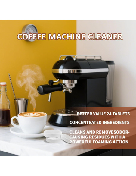 Tabletas Limpiadoras de Cafeteras HI FINE CARE, 24 Unidades Tabletas Limpiadoras de Cafeteras HI FINE CARE, 24 Unidades