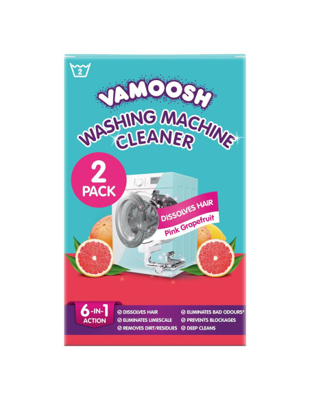 Limpiador de Lavadora Vamoosh 6 en 1 - Elimina Cabello y Sarro Limpiador de Lavadora Vamoosh 6 en 1 - Elimina Cabello y Sarro