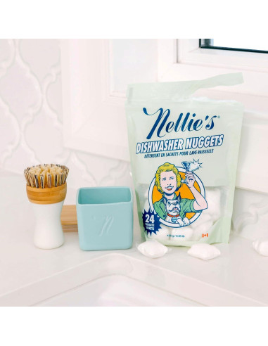 Nuggets para Lavavajillas Nellie - Detergente Ecológico 24 Unidades