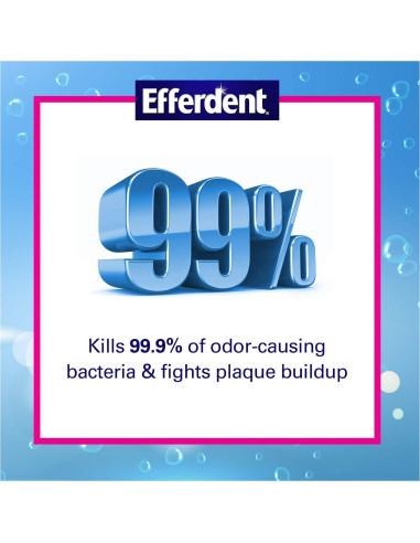 Tabletas Limpiadoras de Dentaduras Efferdent 102 Unidades