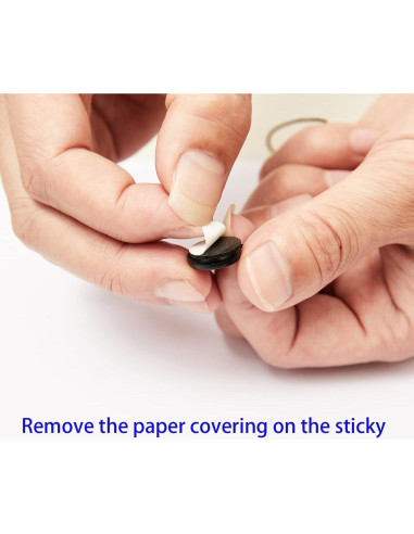 Soporte para tapa de lente Hotroyal - 8 paquetes con paño