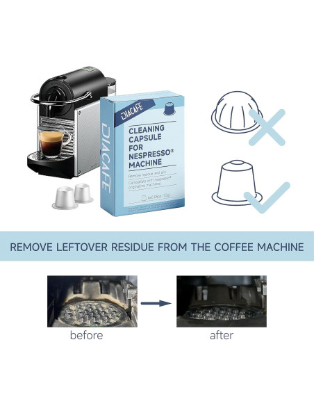 Cápsulas de limpieza Nespresso OriginalLine - 6 unidades Cápsulas de limpieza Nespresso OriginalLine - 6 unidades