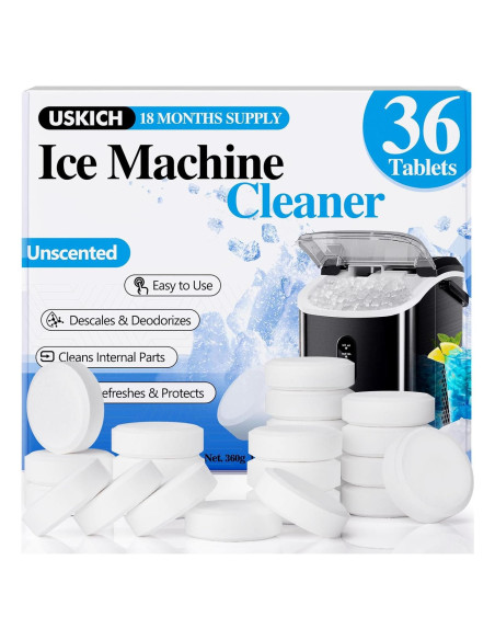 Tabletas Desincrustantes USKICH para Máquina de Hielo - 36 Unidades Tabletas Desincrustantes USKICH para Máquina de Hielo - 36 Unidades