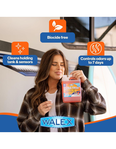 Desodorante Líquido para Tanques Walex Citra-Fresh 1.89L Desodorante Líquido para Tanques Walex Citra-Fresh 1.89L