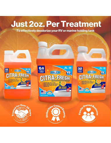 Desodorante Líquido para Tanques Walex Citra-Fresh 1.89L