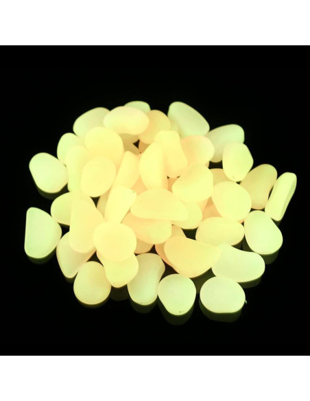 Piedras Luminiscentes Rosa 100pcs para Acuario y Jardín Piedras Luminiscentes Rosa 100pcs para Acuario y Jardín