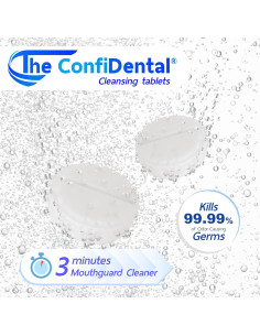 Tabletas de Limpieza ConfiDental 120 unidades - Limpieza de Aparatos Dentales 2