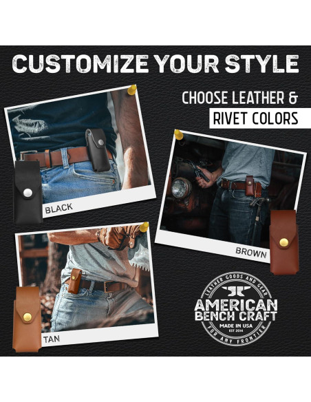 Funda de Cuero American Bench Craft para Multiherramientas Gerber Funda de Cuero American Bench Craft para Multiherramientas Gerber