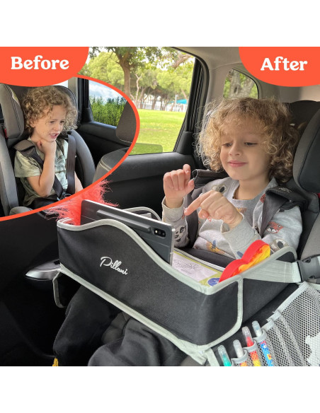 Bandeja de Viaje PILLANI para Niños - Organizador Auto 2 Piezas Bandeja de Viaje PILLANI para Niños - Organizador Auto 2 Piezas