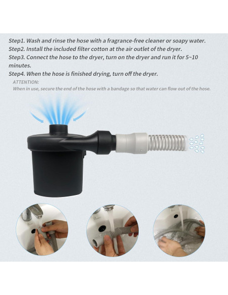 Kit de Limpieza y Secado de Manguera CPAP Shunyi con Algodón Kit de Limpieza y Secado de Manguera CPAP Shunyi con Algodón