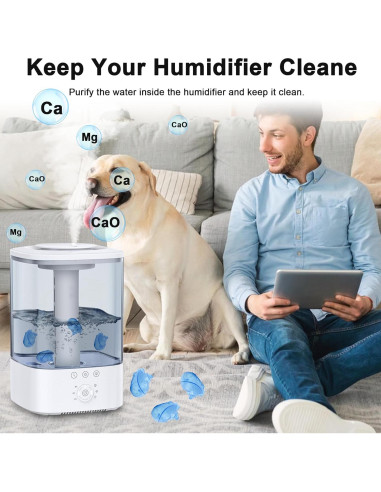 Limpiador de Humidificador Puxyblue 8-Pack Submarino Azul