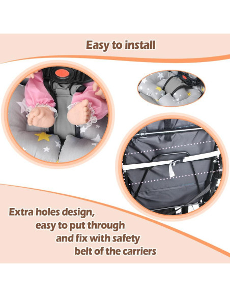 Inserto para Asiento de Auto KAKIBLIN para Bebés - Soporte de Cabeza Inserto para Asiento de Auto KAKIBLIN para Bebés - Soporte de Cabeza