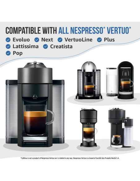 Cápsulas de limpieza Caffenu para Nespresso Vertuo - 4 unidades Cápsulas de limpieza Caffenu para Nespresso Vertuo - 4 unidades