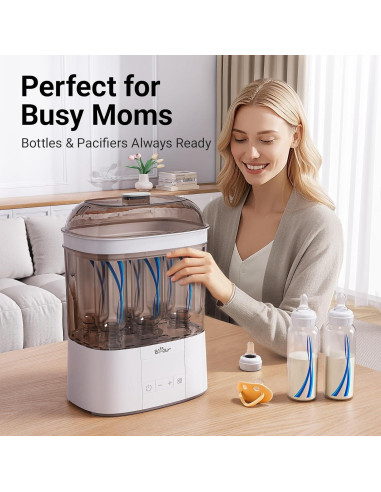 Esterilizador y Secador de Botellas Bear, 2 Capas, Libre de BPA