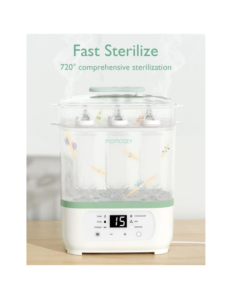 Esterilizador y Secador de Botellas Momcozy 8 en 1 2.61 kg Esterilizador y Secador de Botellas Momcozy 8 en 1 2.61 kg