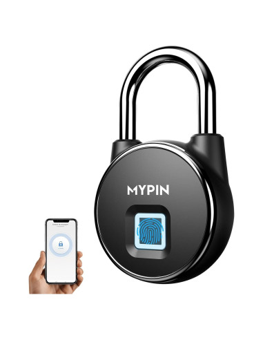 Candado Inteligente MYPIN con Huella Dactilar y Bluetooth