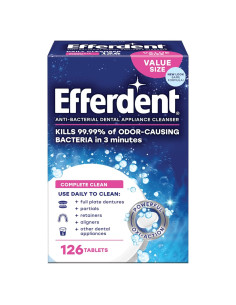 Paquete de Solución Biotrue 590 ml + 126 Tabletas Efferdent