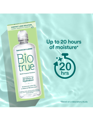 Paquete de Solución Biotrue 590 ml + 126 Tabletas Efferdent