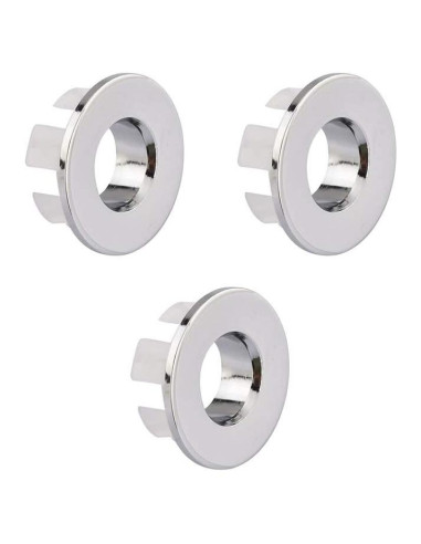 Cubierta de desbordamiento de lavabo JinHua Cromo 3 Pcs