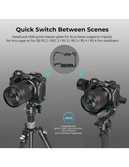 Jaula SmallRig R6 Mark II para Canon con rieles NATO Jaula SmallRig R6 Mark II para Canon con rieles NATO