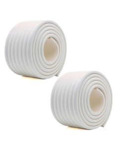 Protector de Bordes M2cbridge 2m Blanco Arroz para Bebés
